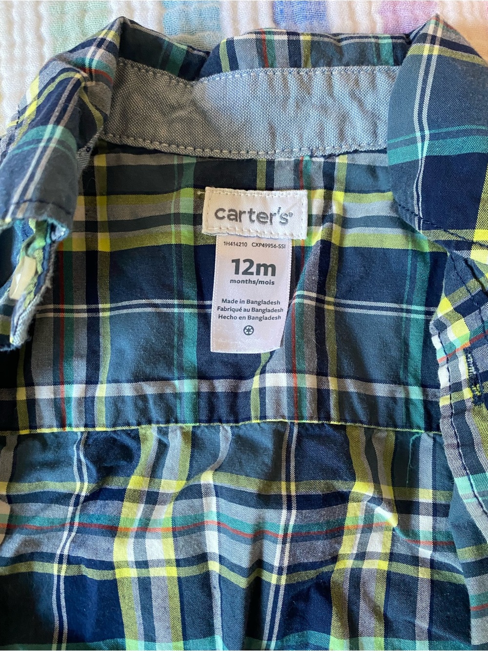 Plaid Button Down Long Sleeve Shirts | Set of two - Picture 6 of 7